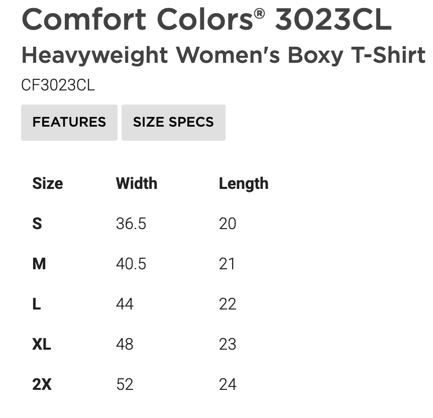 Cool Tiger Boxy "Crop"