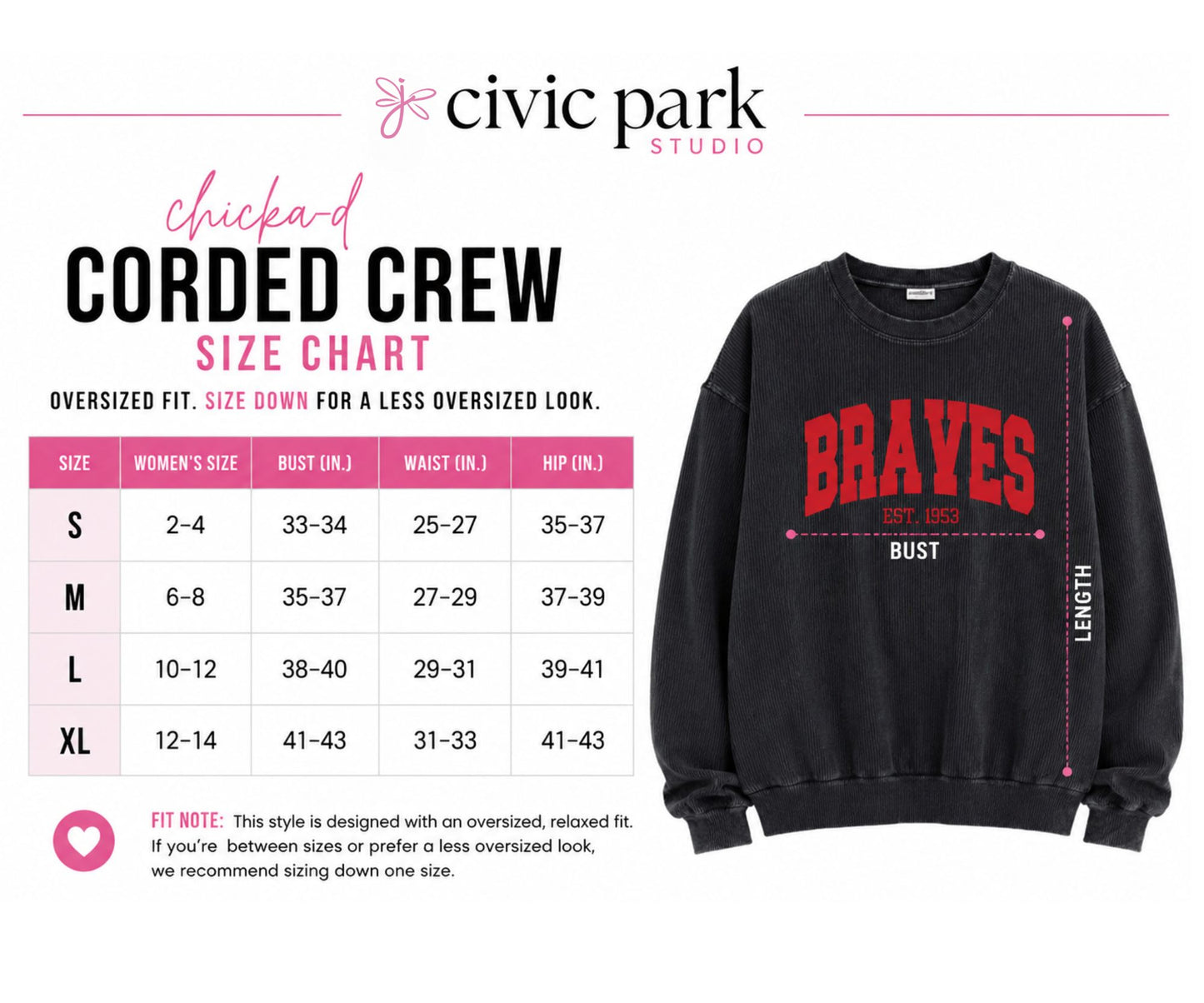 TEAM CORDED CREWNECK - PREORDER