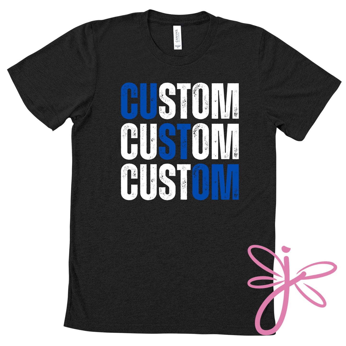 CUSTOM TEAM DISTRESSED