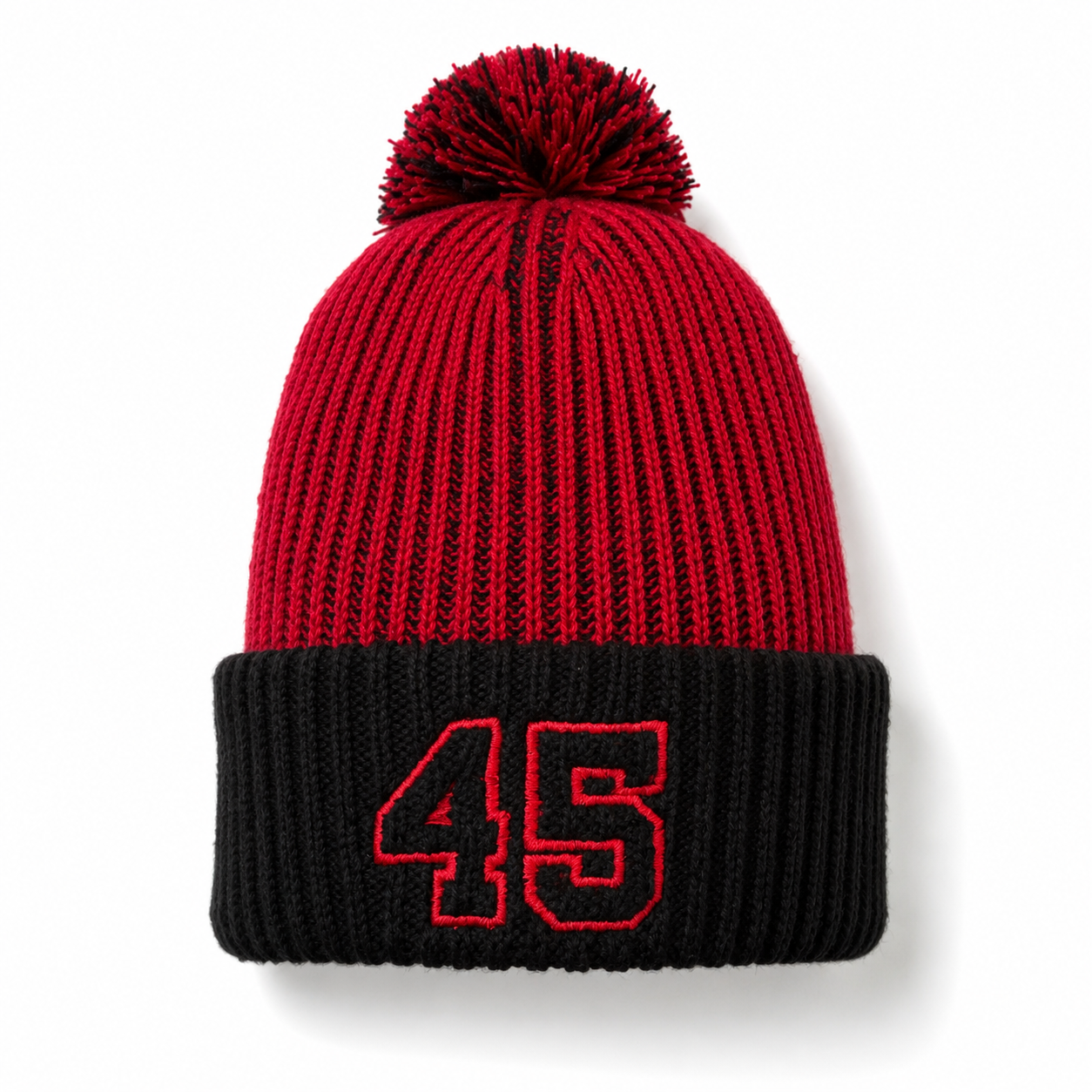 PERSONALIZED PLAYER NUMBER POM BEANIE