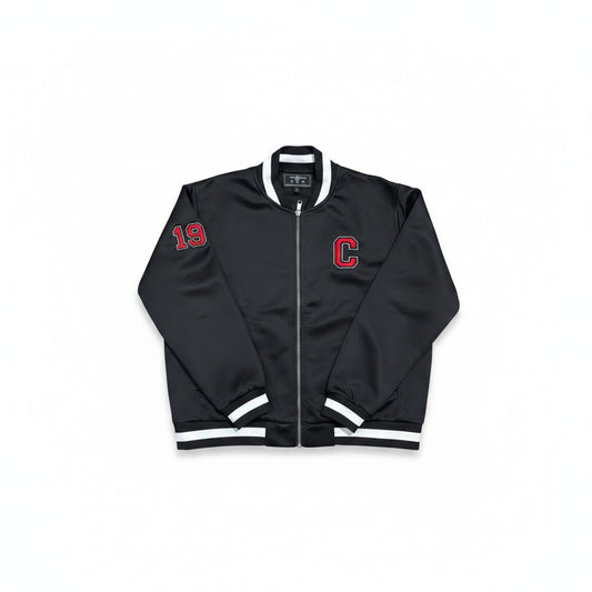 CUSTOM BLOCK "C" EMBROIDERED BOMBER JACKET