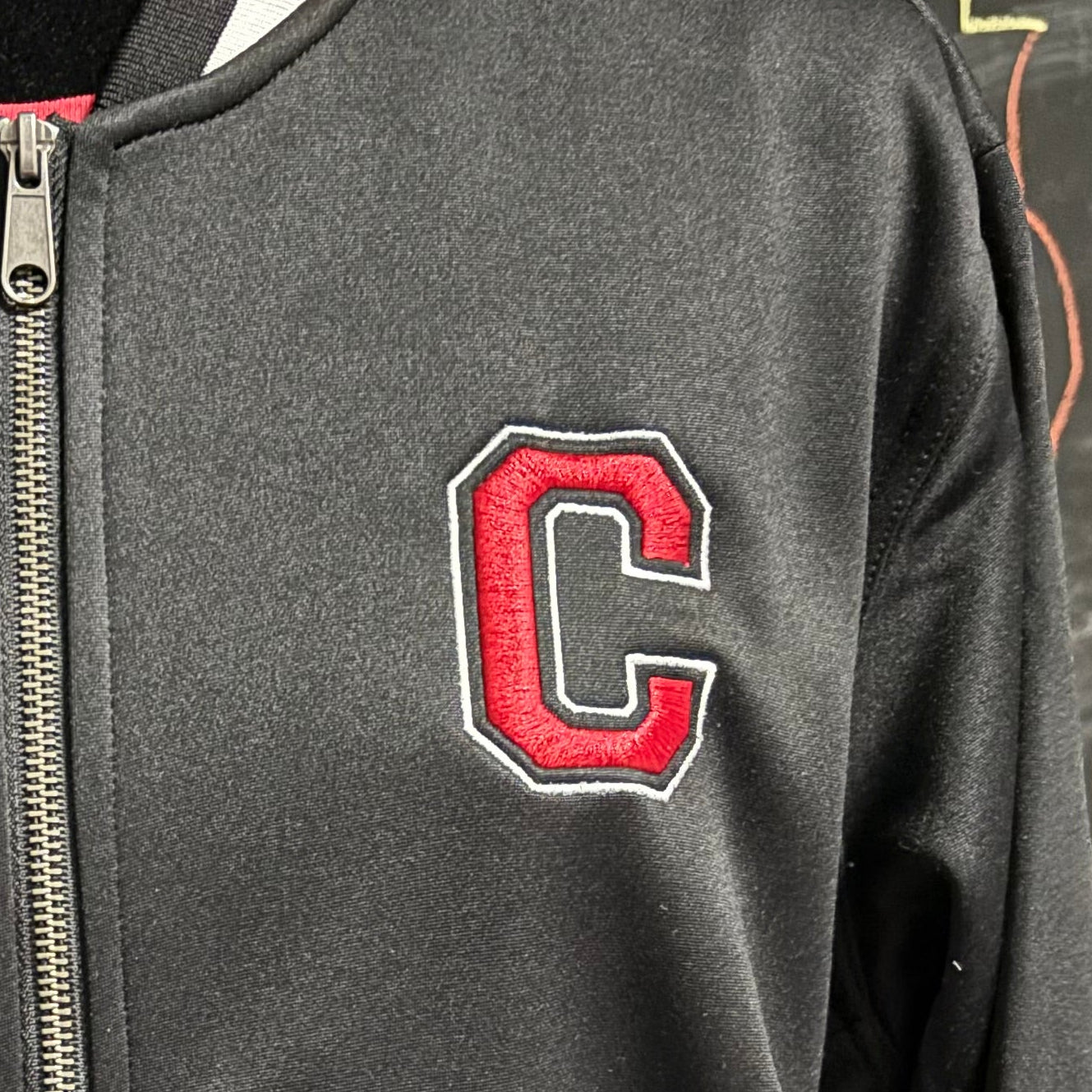 CUSTOM BLOCK "C" EMBROIDERED BOMBER JACKET