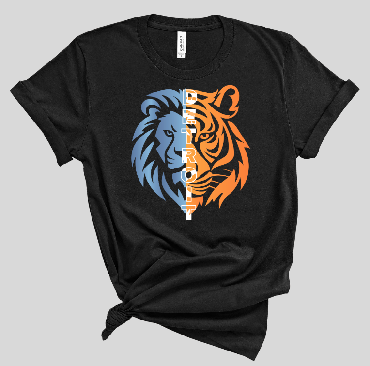 LIONS AND TIGERS TSHIRT