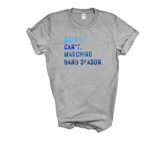 SORRY, CAN'T, BAND SEASON