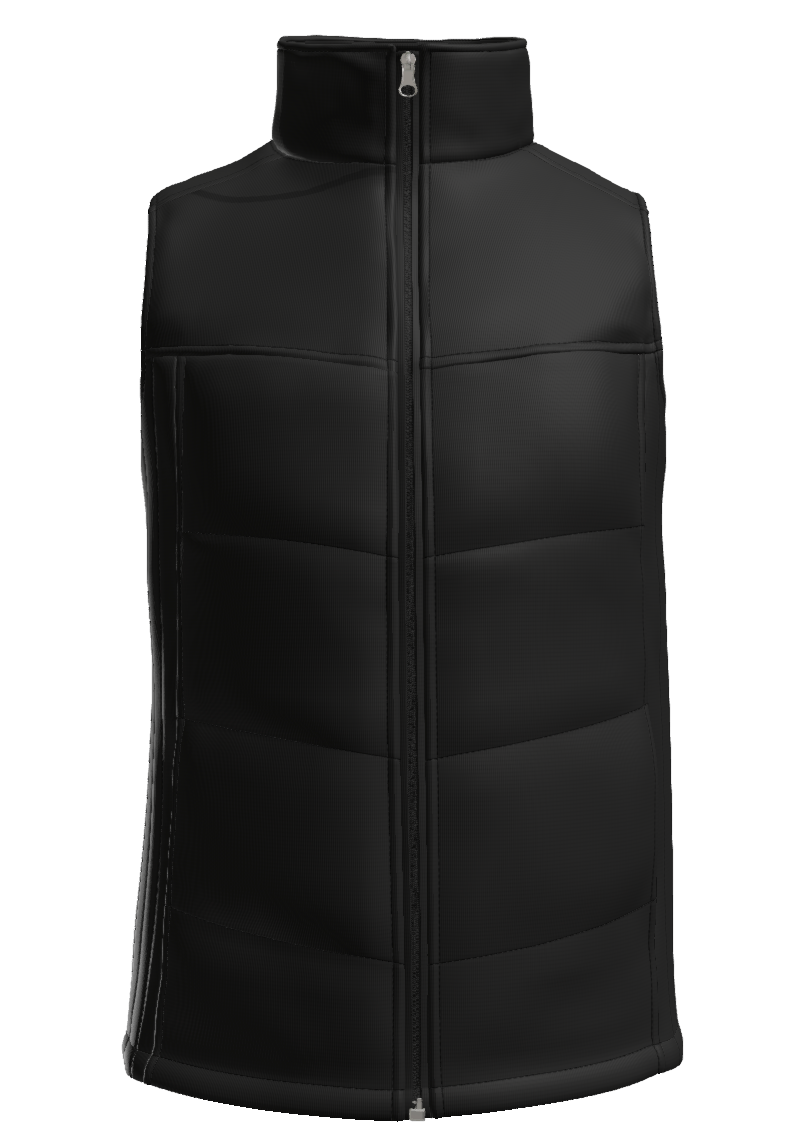 Personalized Player Number Embroidered Puffer Vest