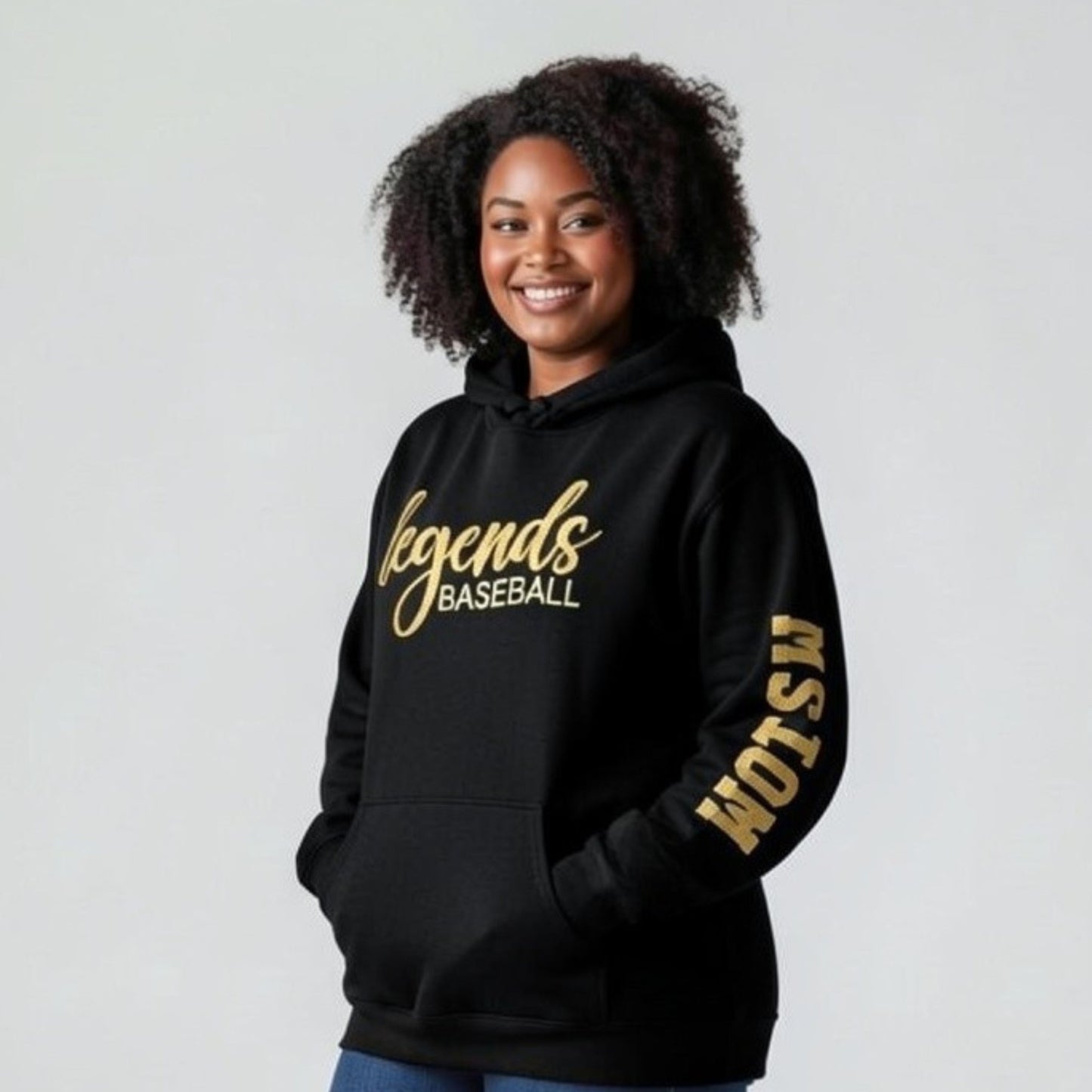 TEAM GLITTER SWEATSHIRT