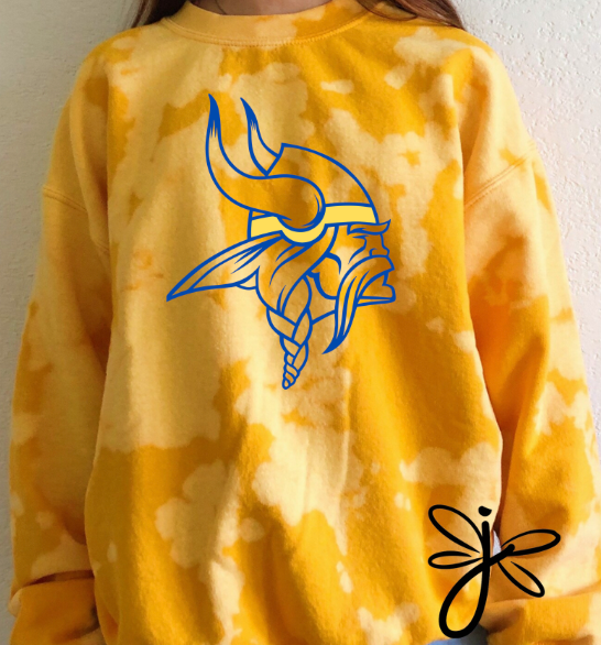 VIKINGS BLEACH DYED SWEATSHIRT