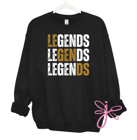 LEGENDS DISTRESSED BLACK