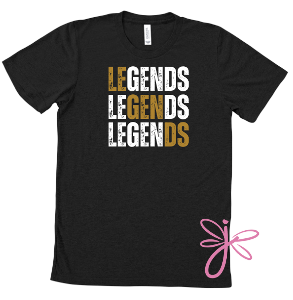LEGENDS DISTRESSED BLACK